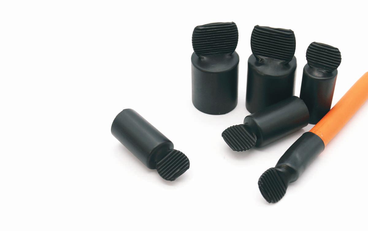 FT-CEC Heat shrink cable end caps - Flexwires-Wires, Heat Shrink Tubing,  Wire Hardness, and More